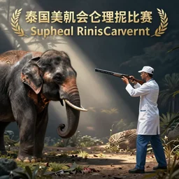 a vet putting an elephant to sleep with a shotgun