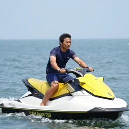 “ dan bejar riding a jetski ”
