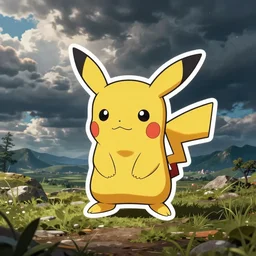 cute miss mascot la © pidonille la © pidonille scatterbug pokemon sticker art, cronobreaker, beeple game icon
