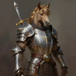 DnD centaur!!! character art portrait, by Bill Willers, male, plate armored chest, sword, matte fantasy painting, vibrant colors, DeviantArt Artstation cgscosiety, cinematic lighting, 8k.