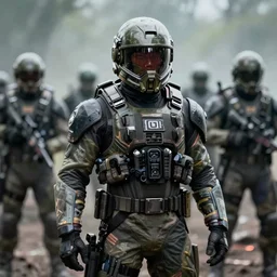masterchief ready to take on the alien horde without his helmet - n 6