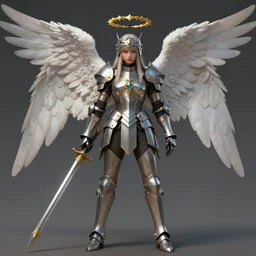concept art. angel knight girl. artsation trending. highly detailed