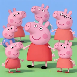 blender, octane render, by raad, by troiti, vitorugo, hernan zunig, mateus 9 5, of peppa pig, realistic background, digital painting, artstation, concept art, smooth, sharp focus, illustration,