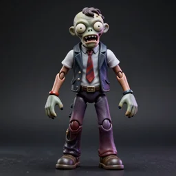 hyperrealistic rendering, president zombie is motu action figure, product photography