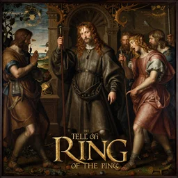 the fellowship of the ring, lord of the rings, intricate, renaissance painting, rome, classical artwork, david