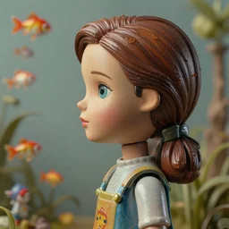 closeup profile portrait of a tin toy jessica 6, nicoletta ceccoli, mark ryden, lostfish, max fleischer, depth of field, detailed and intricate environment, 8 k resolution, hyperrealistic, octane render