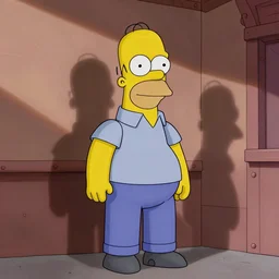 homer simpsons in the matrix