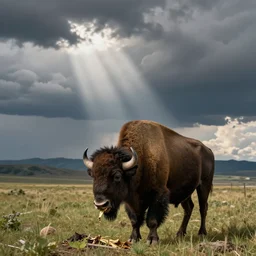 walter white eating bison, photography,