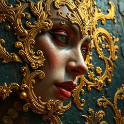 an intricate painting of an artistic klimt golden motives and textures, hyper - detailed, octane render, vivid colors, artstation, by jeremy mann, by alphonse mucha, by boris vallejo, by gustav klimt