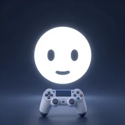 face icon stylized minimalist sony playstation 4, loftis, cory behance hd by jesper ejsing, by rhads, makoto shinkai and lois van baarle, ilya kuvshinov, rossdraws global illumination