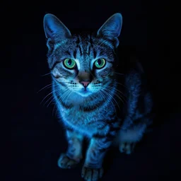 phosphorescent tabby under blacklight cryptonational