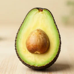 a photo of a happy avocado