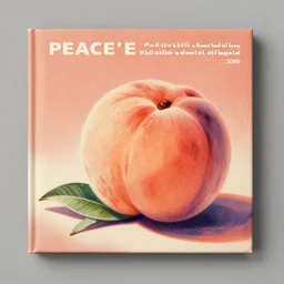 vintage color halftone album artwork peach illustration airbrush, nostalgic high saturation, HD sharp image, grey background