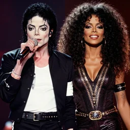 michael jackson blended with diana ross