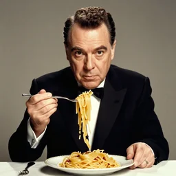 alfred hitchcock pasta, award winning photography portrait