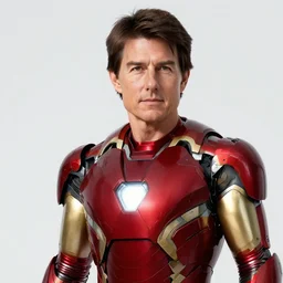 tom cruise as iron man, 4 k ultra hd, hyper detailed