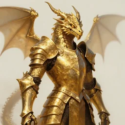a detailed portrait of a dragon noble dressed with a golden armor, by justin gerard and greg rutkowski, digital art, realistic painting, dnd, character design, trending on artstation