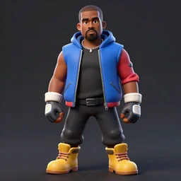kanye west in super smash bros, character design, 4 k, insanely accurate, digital art