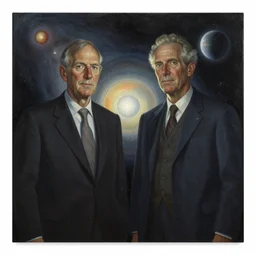 artwork in the style of chesley bonestell and in the style of mike beeple winkleman.