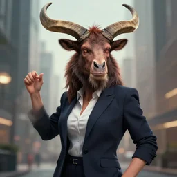 epic professional digital portrait art of Minotaur 👩‍💼😉,best on artstation, cgsociety, wlop, Behance, pixiv, astonishing, impressive, outstanding, epic, cinematic, stunning, gorgeous, concept artwork, much detail, much wow, masterpiece.