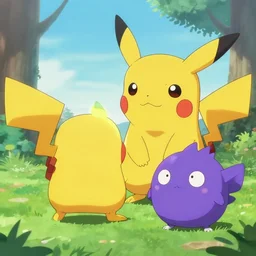 a cross between pikachu, and gloom