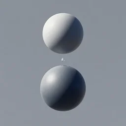 pictured : dropping a bouncy ball from space