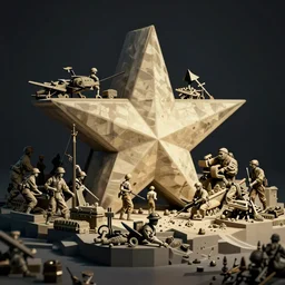 3d stereogram of the vietnam war