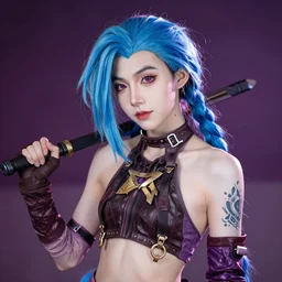 Jinx from Arcane cosplay