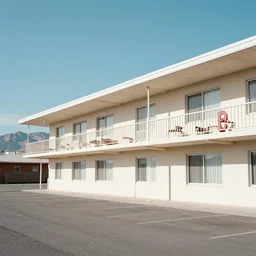 a midcentury modern motel in salt lake city utah in the year 1 9 6 7