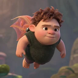 benedict cumberbatch as nendoroid flying in the croods movie style, anime, disney, pixar, 8 k, hd, dof, kodak film, volumetric lighting, subsurface scattering, photorealistic, octane render, details