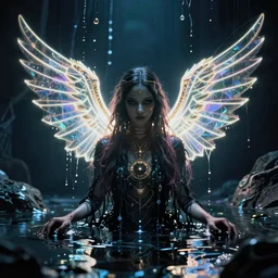 kabbalah, witchcraft symbolism, psycho stupid fuck it insane, looks like laser wings but cant seem to confirm, liquid shadows engulf, cinematic lighting, psychedelic experience, various refining methods, micro macro autofocus, ultra definition, award winning photo, to hell with you, devianart craze, a gammell - giger film