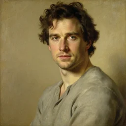 herry cavill, attractive male, painting by gustave moreau