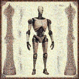 anatomy of the terminator, robot, cyborg, t100, bloodborne diagrams, mystical, intricate ornamental tower floral flourishes, technology meets fantasy, map, infographic, concept art, art station, style of wes anderson