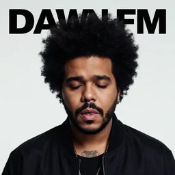 an alternative album cover for the weeknd's dawn fm album, super high quality