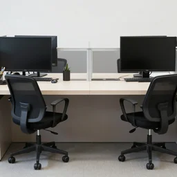 realistic, still, taken from the office, symmetric, detailed