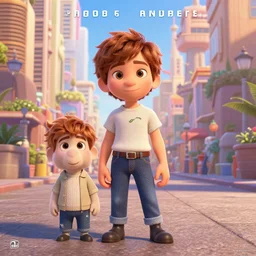 a pixar movie starring annabeth chase, movie poster