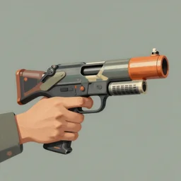 ( ( ( ( ( 1 9 5 0 s retro ray gun. muted colors. ) ) ) ) ) by jean - baptiste monge!!!!!!!!!!!!!!!!!!!!!!!!!!!!!!