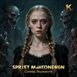 stunning portrait of grotesque and horrifying greta thunberg, victorian era, lovecraftian horror, cosmic horror!! cinematic lighting, horror fiction, digital art, winning award masterpiece, fantastically beautiful, aesthetically inspired by wayne barlowe and gerald brom, trending on artstation, art by greg rutkowski and h r giger, octane render, 8 k,