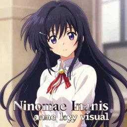 “Ninomae Inanis, anime key visual”