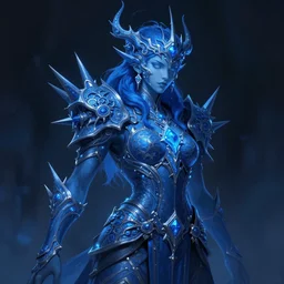 : blue avatar, fantasy magic,, intricate, sharp focus, illustration, highly detailed, digital painting, concept art, jahbu art and paul lewin and kehinde wiley, masterpiece