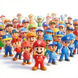 An army of Nintendo fans vs. and army of Sega fans, cinematic