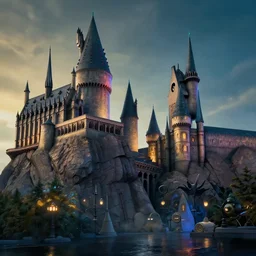 hogwarts, in the cyberpunk future