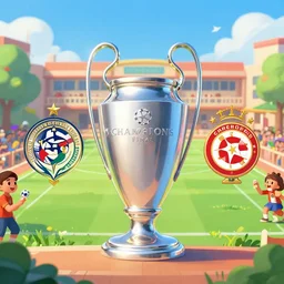 Champions League final in a school