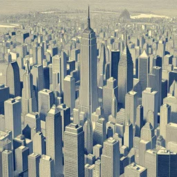 intricate cityscape in the style of James Jean