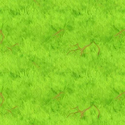 cartoon style seamless grass texture with interlaced tree roots, stylized, simple shapes, natural colors, artstation 4 k, procedural pbr texture, unreal engine