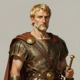 Julius Caesar as a fantasy D&D character, portrait art by Donato Giancola and James Gurney, digital art, trending on artstation