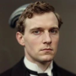 photograph of xenomorph by edwardian, male, 1 9 0 0 s, 1 9 1 0 s, grainy, slightly blurry, faded, realistic face