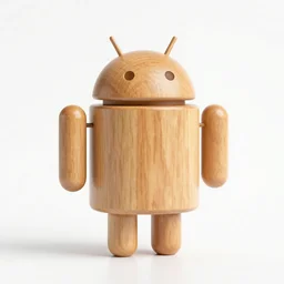 wooden android