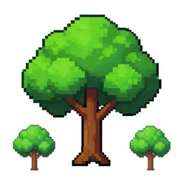 pixel art tree, game concept art, tree sprite