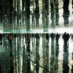 a mirrored room, infinity, photography